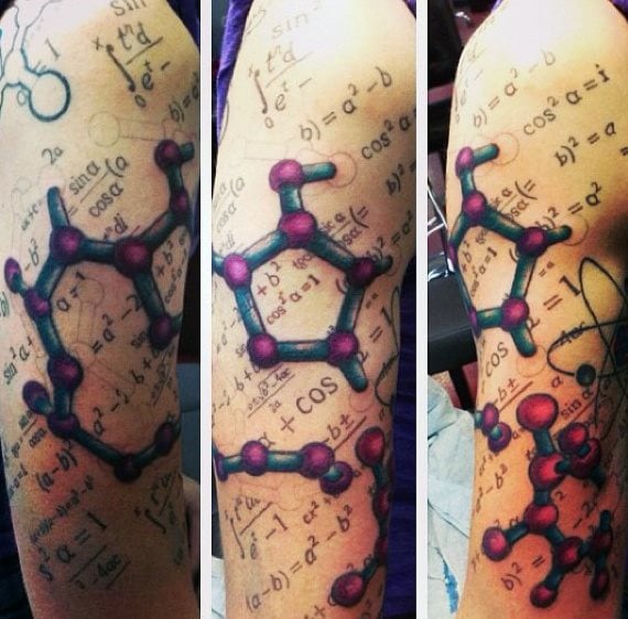 tatouage chimie 137