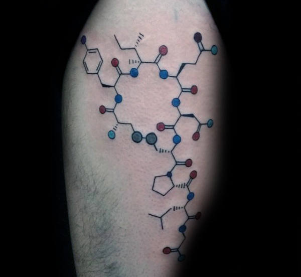 tatouage chimie 23