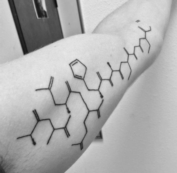 tatouage chimie 45