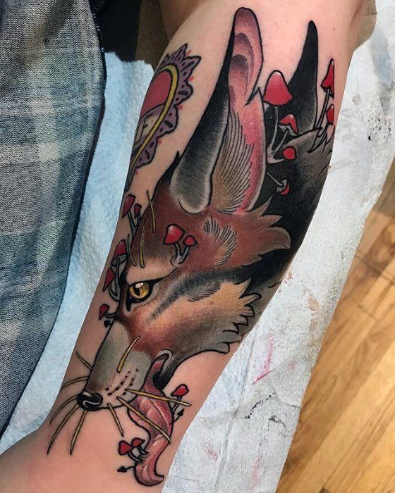 tatouage coyote 37