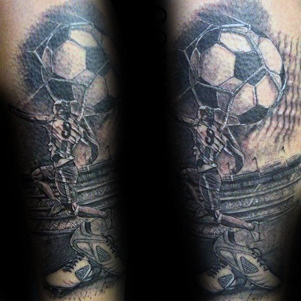 tatouage football 15