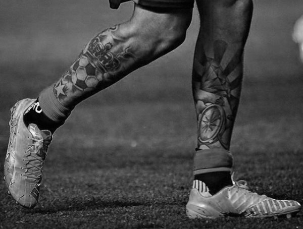 tatouage football 77
