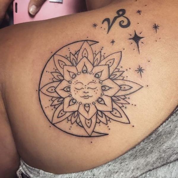 tatouage soleil 122