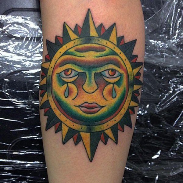tatouage soleil 221
