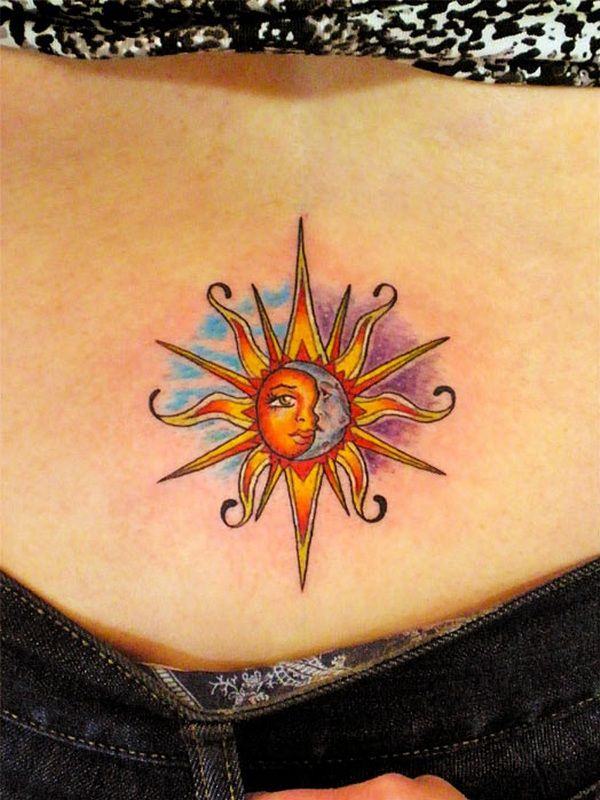 tatouage soleil 226