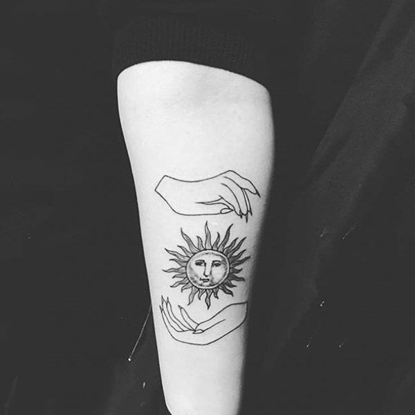tatouage soleil 246