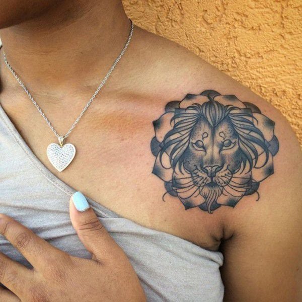 tatouage lion 239