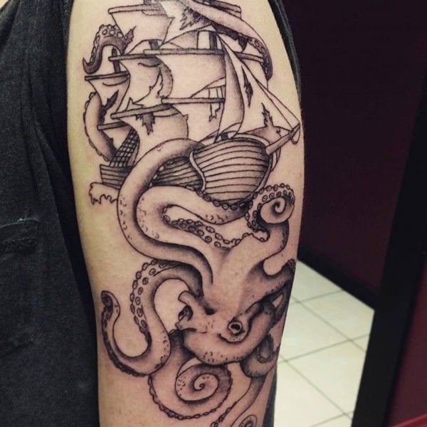 tatouage poulpe pieuvre 159