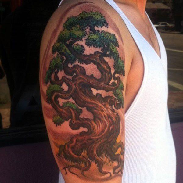 tatouage arbre 133