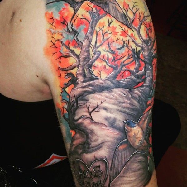 tatouage arbre 144