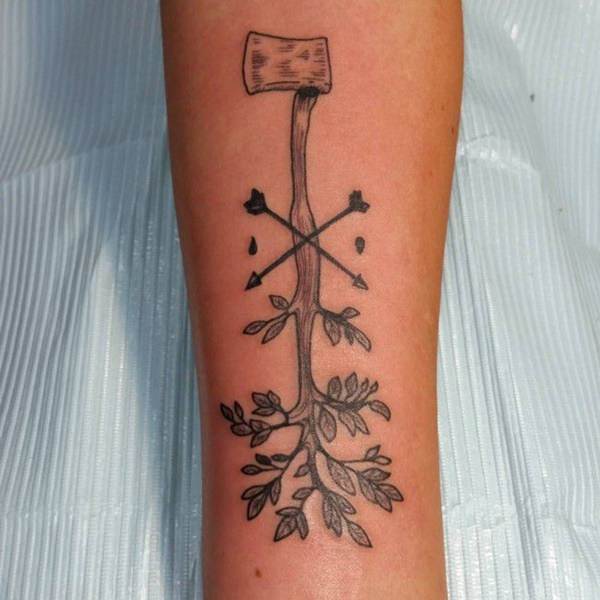 tatouage arbre 187