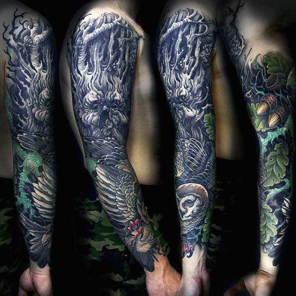 tatouage arbre 223