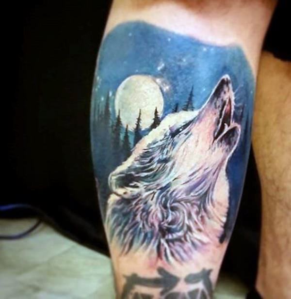 tatouage loup 184
