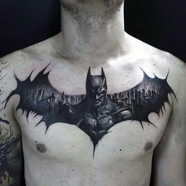 tatouage batman 111