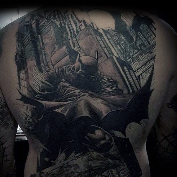 tatouage batman 85