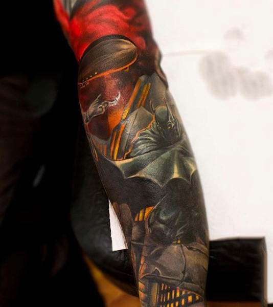 tatouage batman 91