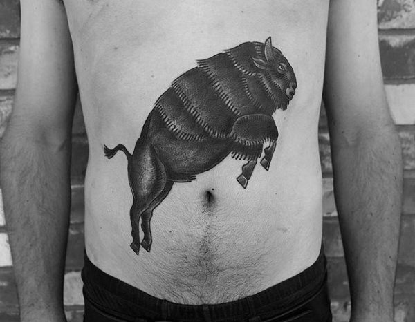 tatouage bison 119