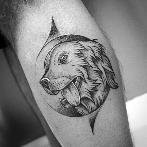 tatouage chien 62