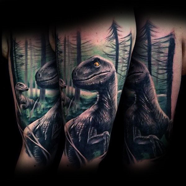 tatouage dinosaure 108