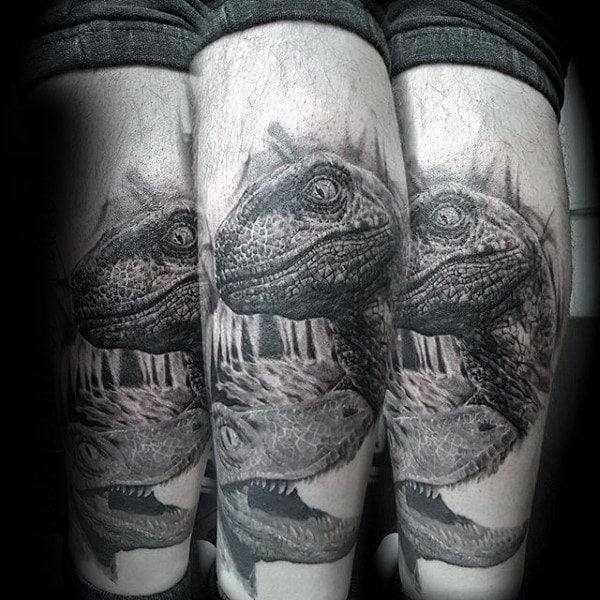 tatouage dinosaure 90