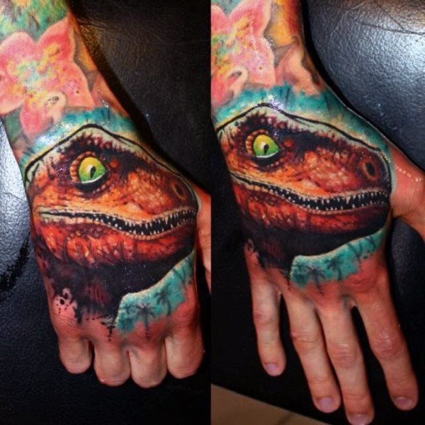 tatouage dinosaure 96