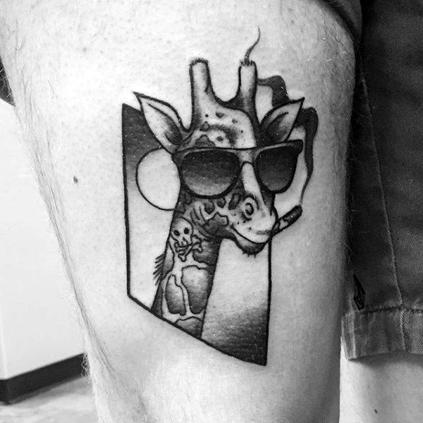 tatouage girafe 240