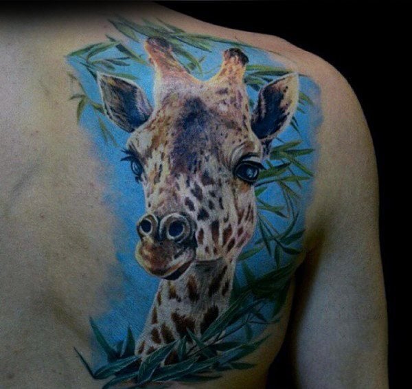 tatouage girafe 296