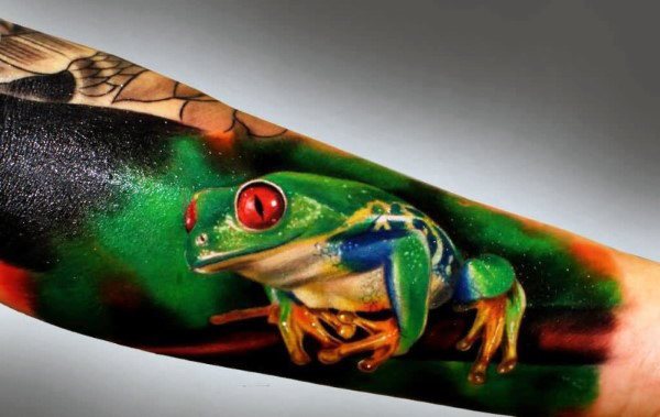 tatouage grenouille 186
