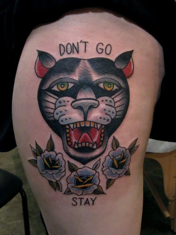 tatouage puma panther 68