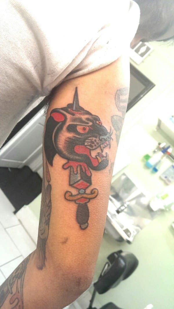 tatouage puma panther 92