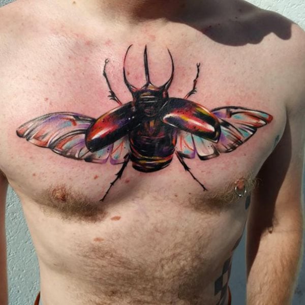 tatouage scarabee 122