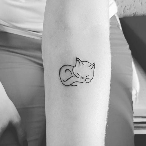 tattoo tatouage chat 21