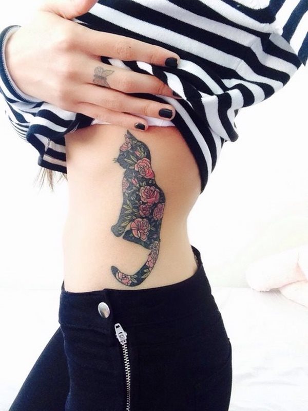 tattoo tatouage chat 25