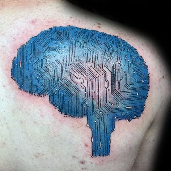 tatouage circuit electronique 133
