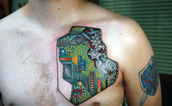 tatouage circuit electronique 141