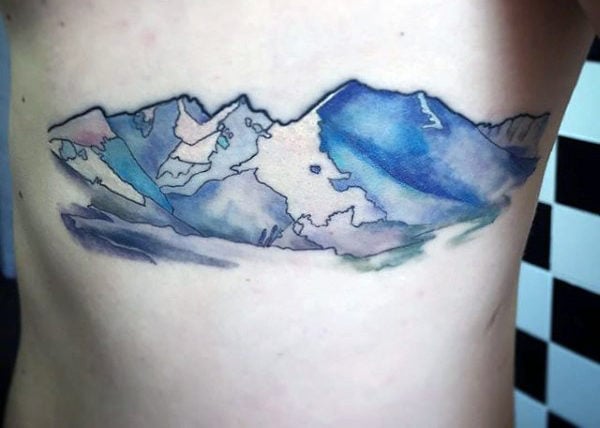 tatouage montagne 129