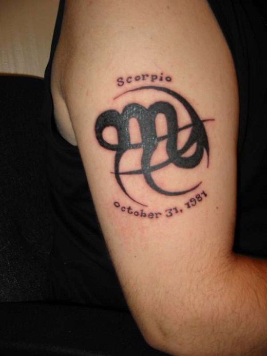 tatouage signe scorpion 35