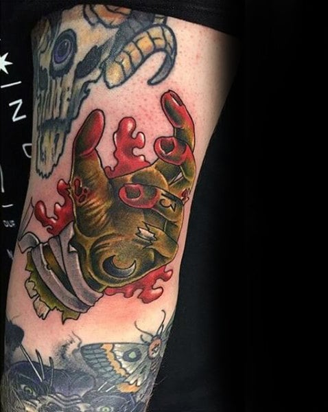 tatouage zombie 112