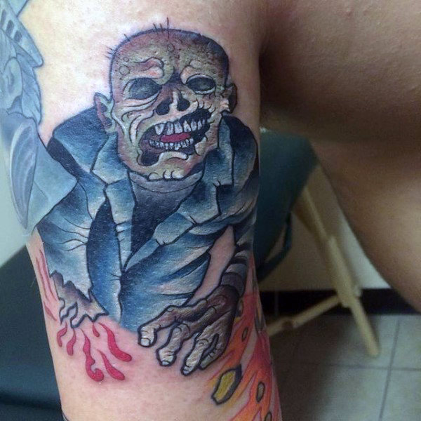 tatouage zombie 208