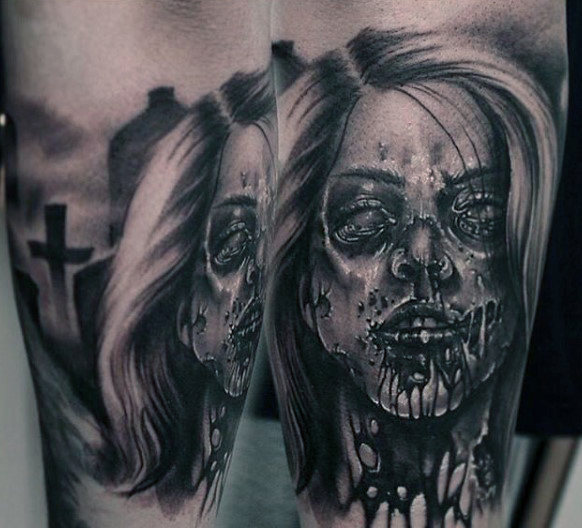 tatouage zombie 217