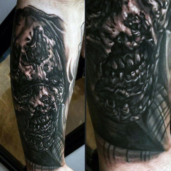 tatouage zombie 37
