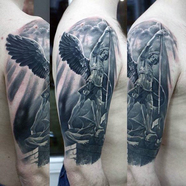 tatouage ange gardien 01