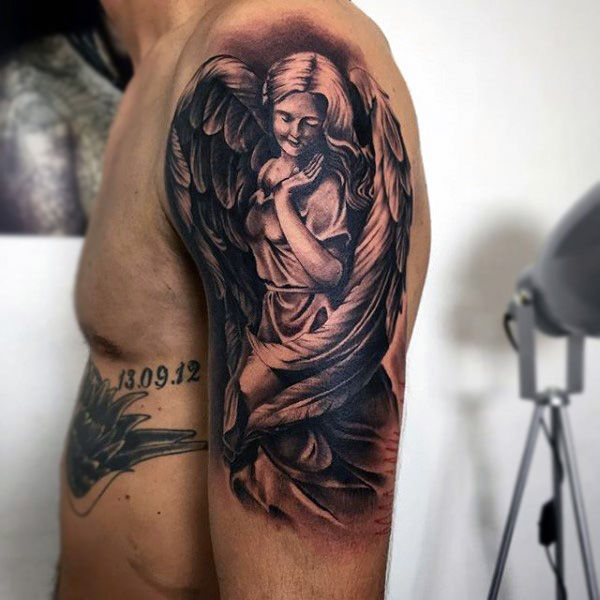 tatouage ange gardien 145