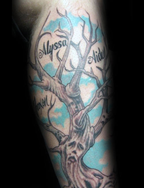 tatouage arbre genealogique 70