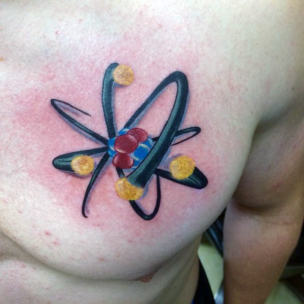 Tatouage d'atome : Significations, dessins et motifs les plus tatoués