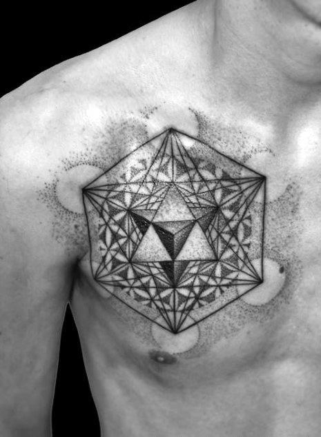 tatouage cube metatron 07