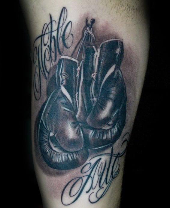 tatouage gants de boxe 55