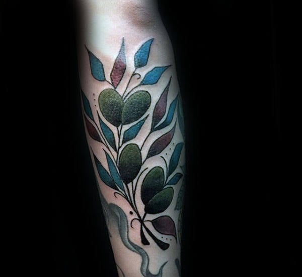 tatouage rameaux oliviers 43