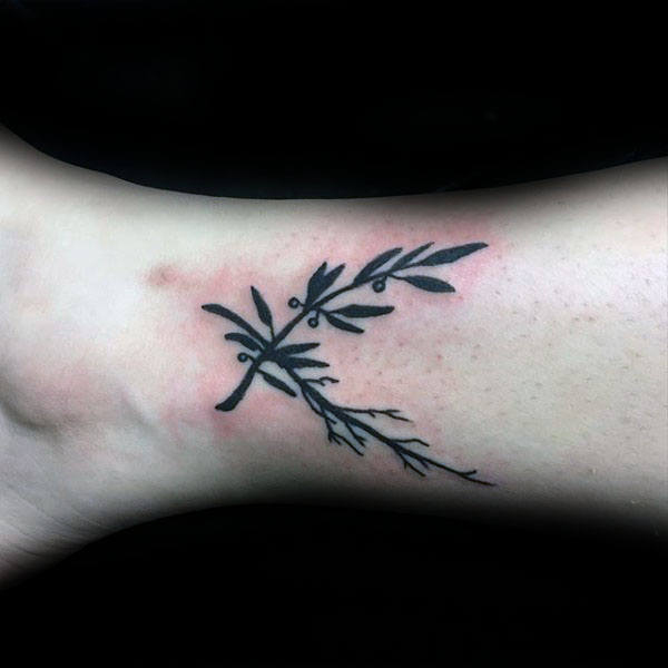 tatouage rameaux oliviers 71