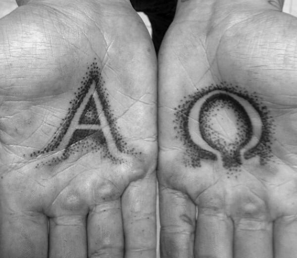 tatouage alpha omega 51